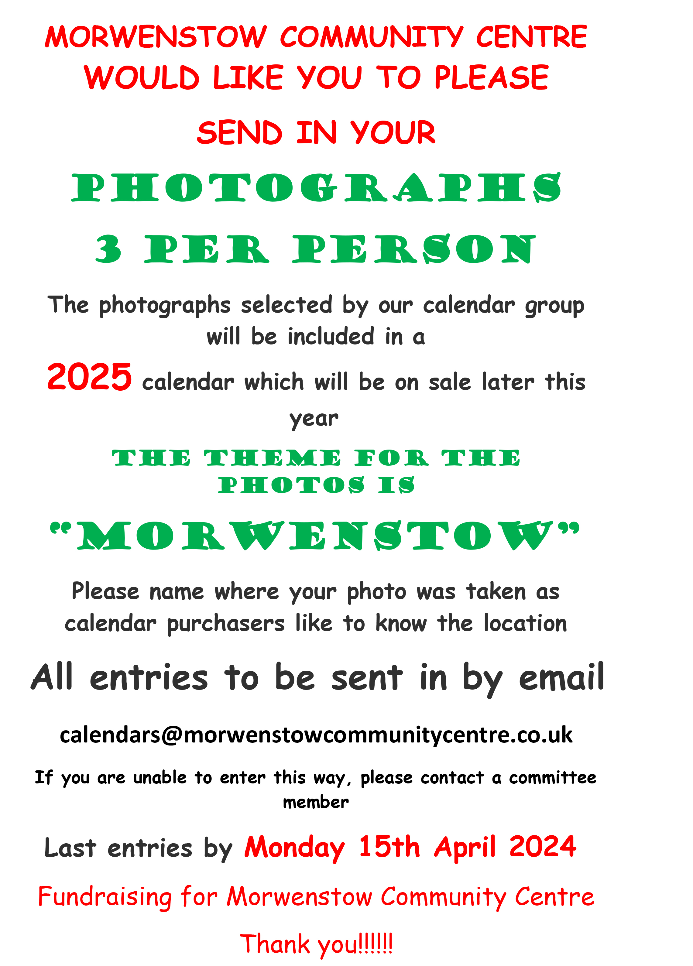 Calendar Competition